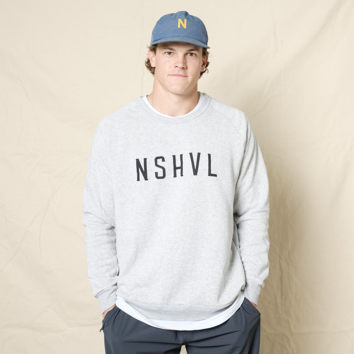 NSHVL Crewneck - White Fleck