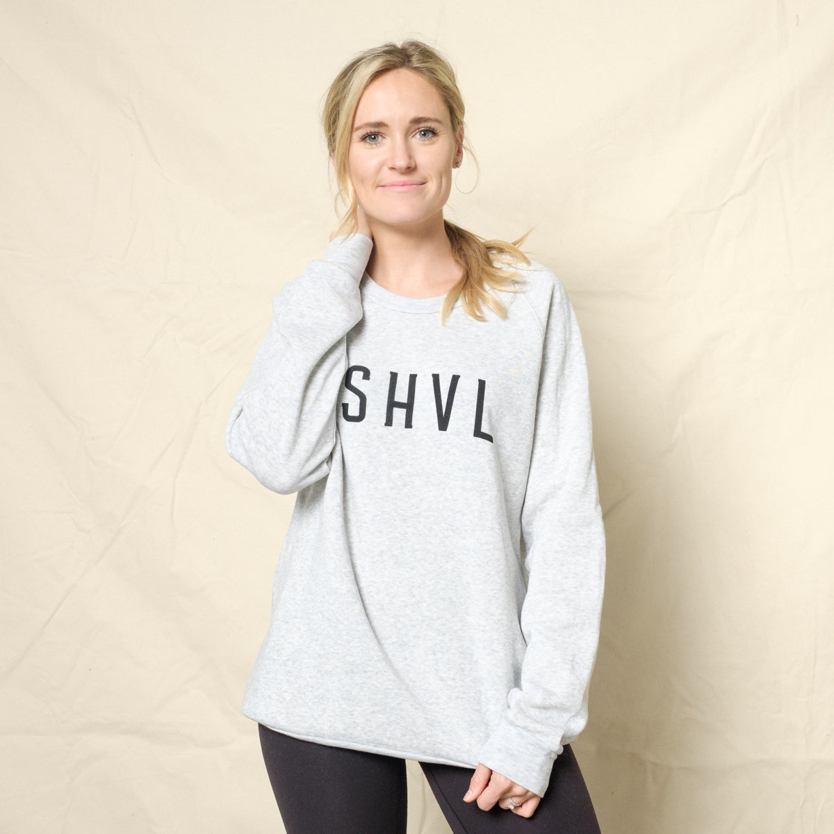 NSHVL Crewneck - White Fleck